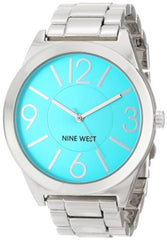 Reloj para Mujer Plateado y Turquesa Nine West NW/1585TLSB