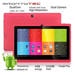 Tablet Android ProntoTec 7 Pulgadas Rosada