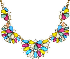 Collar con Cristales Multicolores Brillante